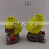 Pile Coating Chick Statue for Russia New Year Symbol Decor thumbnail-3