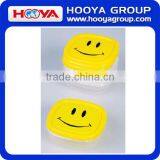 Hot Sale 4 Pcs Keep Fresh New PP Crisper Set With Smiling Face
