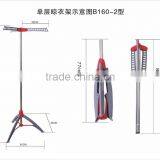 Folding Tripod Cloth Drying Stand With Multi Hanger thumbnail-1