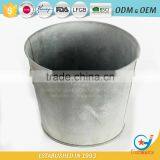 Galvanised Metal Planters Outside Pots for Plants Galvanized Plant Pot thumbnail-2