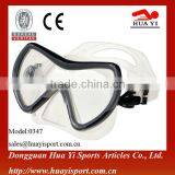 Wide View pc Lens Oem Printed Logo Durable Diving Mask thumbnail-1