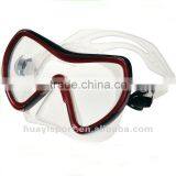 Silicone Tempered Glass Big Frame New Design Diving Mask thumbnail-1
