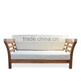 Teak Sofa Zenith Natural 3 Seater thumbnail-3