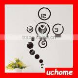 UCHOME Creative Living Room Wall Clock DIY Wall Clock Fashion Decoration Acrylic 3D Clock thumbnail-2