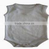 SLEEVELESS BODY SUIT_100 % Organic Cotton Baby Body Suits and Soft With Sleeveless Baby t Shirts With Organic Latest Design thumbnail-1