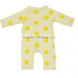 Organic Comfortable High Quality 100% Cotton Baby Rombers and Fashionable Long Sleeve Plain and Printed Baby Rombers thumbnail-2