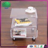 Transparent Tea Trolley Acrylic Hand Trolley Home Useful Wine Trolley Cart thumbnail-2