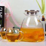 Wholesale Big Volume 1900ML Glass Bottle Crystal Glass Jug Glass Decanter With Memtal Cap for Kitchen Resturant & Hotel thumbnail-1