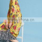 Vibrant Colors Embedded Vintage Long Sleeve Floral Maxi Dress Western Frock Designs For Ladies HSd5158 thumbnail-6