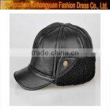 Custom Winter Leather Hats With Earflaps for Men