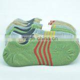 Men Invisible Socks Low Cut Striped Socks thumbnail-1