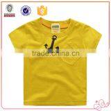 Hot Selling Kids Wear Short Sleeve T-shirt Printing Design Child Wear With Pocket thumbnail-5