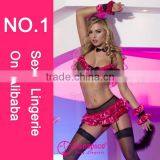 Newest High Quality Hot Sales Wholesale Europe OEM&ODM Service Spandex Sex School Girl Lingerie thumbnail-1