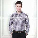 2015 Mens Long Sleeve Plaid Dress Shirts thumbnail-4