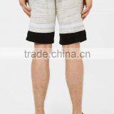 Heather Stripes Printing Shorts Mens Black Cuff Summer Short Wholesale Custom thumbnail-3