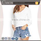 Personal White Blank Autumn Pullover Women Sweater thumbnail-1