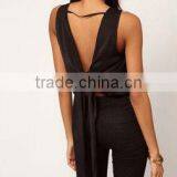 Ladies Sexy Leisure Elegant Sleeveless Chiffon Fashion Blouse thumbnail-1