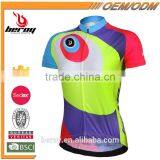 BEROY Digital Printing Bicycle Jersey Colorized Cycling Garment Short Sleeve for Women thumbnail-1