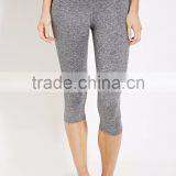 Guangzhou Shandao Factory Manufacture Cheap Wholesale 95% Cotton 5% Spandex Women's 3/4 Gym Pants thumbnail-3