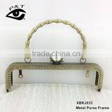 China High Quality Metal Clutch Purse Frame With Handle Big Pearl Clasp thumbnail-2
