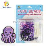Diyfashion 5mm Hama Perler Fuse Beads Octopus Set With Puzzle Iron Paper and Twezzer Hama Beads Toys for Kids 18032 thumbnail-1