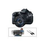 Canon EOS 60D Camera With 18-135mm Lens Kit With Pro9000 Printer & USB Cable Kit thumbnail-1