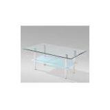 Glass and Metal Coffee Table thumbnail-1