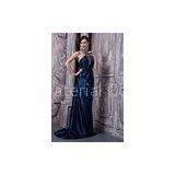New Designer Halter Mermaid Evening Dress Long Party Gowns Online Shop Beads thumbnail-1