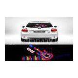 Rock Music Guitar Lighting Up El Car Sticker For Rear Window Multi - Color thumbnail-1