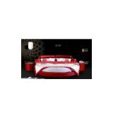 red round bed