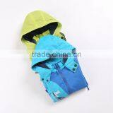 Children's Hooded Turtle-neck Colorful Sweep Jacket thumbnail-2