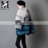 2016 Top Grade Elegant Luxury Winter Warm Real Fox Fur Coat Jacket thumbnail-4