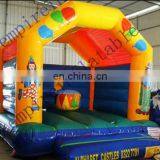 colorful inflatable clown castle for sale JC049
