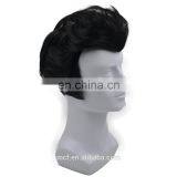 MCW-2354 New 2017 Fashion Synthetic Wig Black Short Straight Man Hair Wig Fancy Dress Costume Wig thumbnail-2