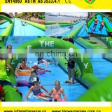 Commerical 1000 ft slip n slide inflatable slide the city for adult
