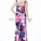 5005-2# Sleeveless Floral Sexy Maxi Chic Boho Fashion Beach Women Clothing Spandex Plus Size Long One Piece Bohemian Dress 2017 thumbnail-5