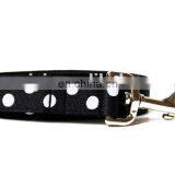 New Arrivel Black Polka Dot Nylon Dog Leash thumbnail-3