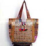 Old Banjara Embroidery Bag With Mirror Work.vintage Bags and Handmade Banjara Embroidery Work Shoulder Bag thumbnail-1