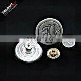 Custom Denim Alloy Rivet Button With Brand Name Logo thumbnail-4