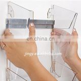 transparent distinct wall hang acrylic clear magazine holder