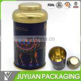 High quality indian tea metal tin caddy boxes factory