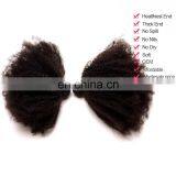 China Hair Factory 10a Grade Peruvian Hair Afro Curly Human Hair Extension thumbnail-5