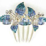 2013 Newest Fashion Alloy Butterfly Rhinestone Hair Comb Fork thumbnail-1