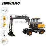 Engineering Used 8t Large Excavator With Wheels for Construction thumbnail-4