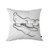 RAWHOUSE Cotton Canvas Cushion Covers Leopard Print Cushions Image thumbnail-4