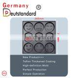 Other Snack Machines Smile Face 9pcs Mini Waffle Maker Pancake Machine thumbnail-5