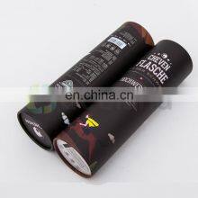 Printed Round Facial Tissue Boxes Paper Skin Care Jar Boxes Black Round Paper Case thumbnail-4