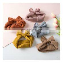 Women Yoga Cute Bow Knotted Hair Band Girlsband Turban Hair Bands For Women Band Headband Accessories thumbnail-5