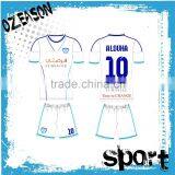 100% Polyester Wholesale Price White Soccer Jersey Custom Made thumbnail-5