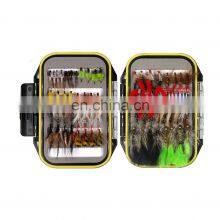 Amazon 72 Pcs Fishing Flies Kit Combo Environmental Plastic Box Wholesale Fishing Fly Set Fishing Products